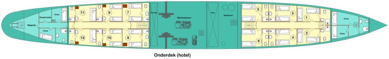 Kapitein Anna Otel Amsterdam Dış mekan fotoğraf